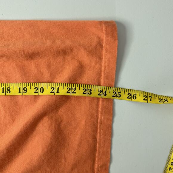 Bob Mackie Shirt Womens 1X Orange Embroidered Floral Basic Art Classic - Picture 8 of 9